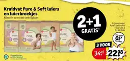 Kruidvat Kruidvat Pure & Soft luiers en luierbroekjes aanbieding