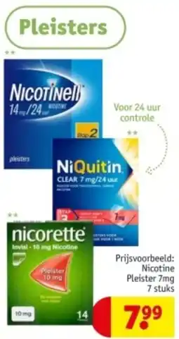Kruidvat Nicotine Pleister aanbieding