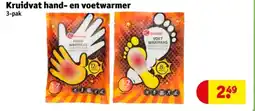 Kruidvat Kruidvat hand en voetwarmer aanbieding