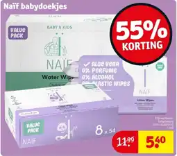Kruidvat Naïf babydoekjes aanbieding