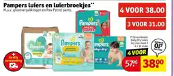 Kruidvat Pampers luiers en luierbroekjes aanbieding