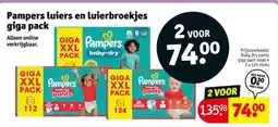 Kruidvat Pampers luiers en luierbroekjes giga pack aanbieding