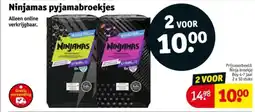 Kruidvat Ninjamas pyjamabroekjes aanbieding