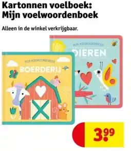 Kruidvat Kartonnen voelboek: Mijn voelwoordenboek aanbieding