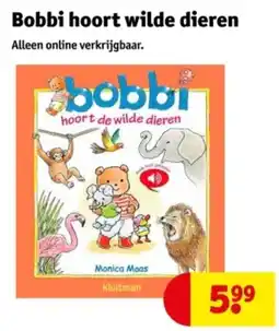 Kruidvat Bobbi hoort wilde dieren aanbieding