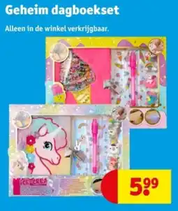 Kruidvat Geheim dagboekset aanbieding