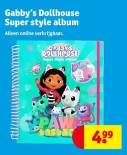 Kruidvat Gabby's Dollhouse Super style album aanbieding
