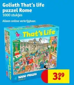 Kruidvat Goliath That's life puzzel Rome aanbieding