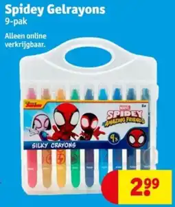 Kruidvat Spidey Gelrayons aanbieding