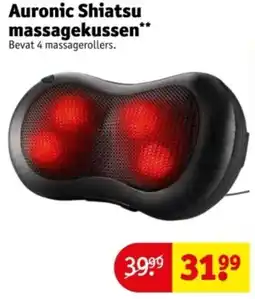 Kruidvat Auronic Shiatsu massagekussen aanbieding