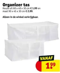 Kruidvat Organizer tas aanbieding
