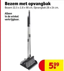 Kruidvat Bezem met opvangbak aanbieding