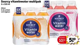 Kruidvat Sourcy vitaminwater multipak aanbieding