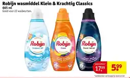 Kruidvat Robijn wasmiddel Klein & Krachtig Classics aanbieding
