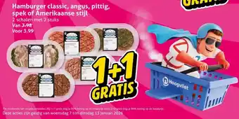 Hamburger classic, angus, pittig, spek of Amerikaanse stijl