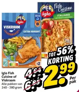 Hoogvliet Iglo Fish Cuisine of Viskraam aanbieding