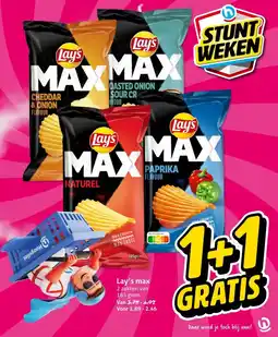 Hoogvliet Lay's max aanbieding