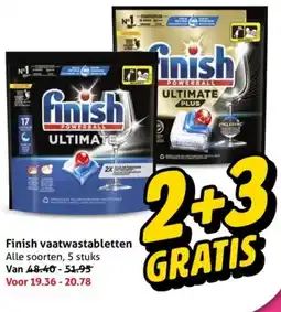 Hoogvliet Finish vaatwastabletten aanbieding