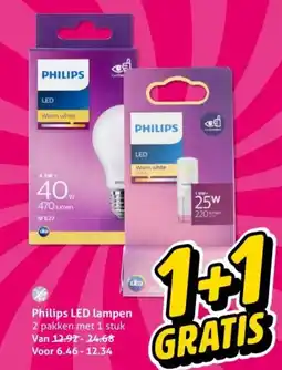 Hoogvliet Philips LED lampen aanbieding