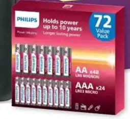 Hoogvliet Philips batterijen XL verpakking aanbieding