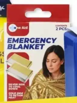 Hoogvliet One Aid nooddeken aanbieding