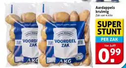 Hoogvliet Aardappels kruimig aanbieding