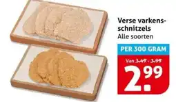 Hoogvliet Verse varkens schnitzels aanbieding
