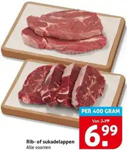 Hoogvliet Rib of sukadelappen aanbieding