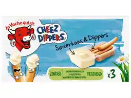 Hoogvliet La Vache qui rit Cheez dippers naturel aanbieding