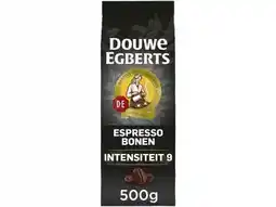 Hoogvliet Douwe Egberts Espresso koffiebonen aanbieding