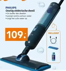 Blokker PHILIPS OneUp elektrische dweil aanbieding