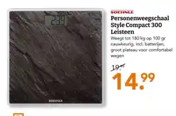Blokker SOEHNLE Personenweegschaal Style Compact 300 Leisteen aanbieding