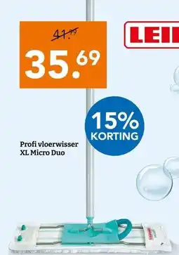 Blokker Profi vloerwisser XL Micro Duo aanbieding
