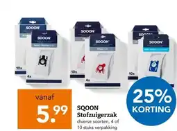 Blokker SQOON Stofzuigerzak aanbieding