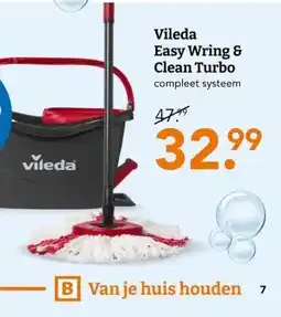 Blokker Vileda Easy Wring & Clean Turbo aanbieding