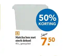 Blokker Matcha box met sterk deksel aanbieding