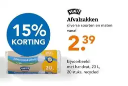 Blokker Afvalzakken aanbieding