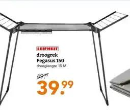 Blokker LEIFHEIT droogrek Pegasus 150 aanbieding