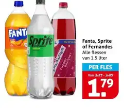 Hoogvliet Fanta, Sprite of Fernandes aanbieding