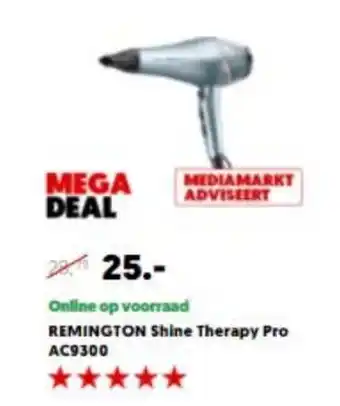 MediaMarkt Remington Shine Therapy Pro AC9300 aanbieding