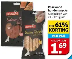Hoogvliet Rosewood hondensnacks aanbieding