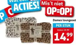 Hoogvliet Dames loungeset aanbieding