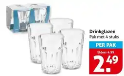Hoogvliet Drinkglazen aanbieding