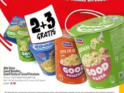 Jumbo Alle Unox Good Noodles, Good Pasta of Good Potatoes aanbieding