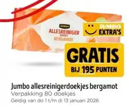Jumbo Jumbo allesreinigerdoekjes bergamot aanbieding