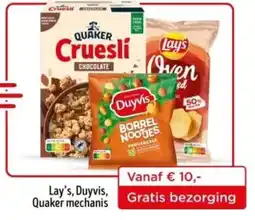 Jumbo Lay's, Duyvis, Quaker mechanis aanbieding