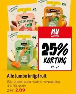 Jumbo Alle Jumbo knijpfruit aanbieding
