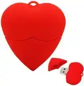 Bol.com Ulticool USB-stick liefde hartje rood 16GB aanbieding