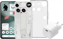 Coolblue Nothing Phone (3) 256GB Wit 5G + Accessoirepakket aanbieding