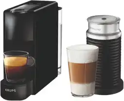 Coolblue Krups Nespresso Essenza Mini XN1118 Zwart + Melkopschuimer aanbieding